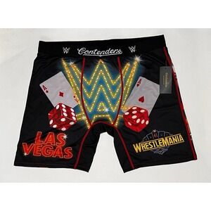 Men's Contenders Clothing Black WrestleMania 41 Boxer Briefs Size XL NWT